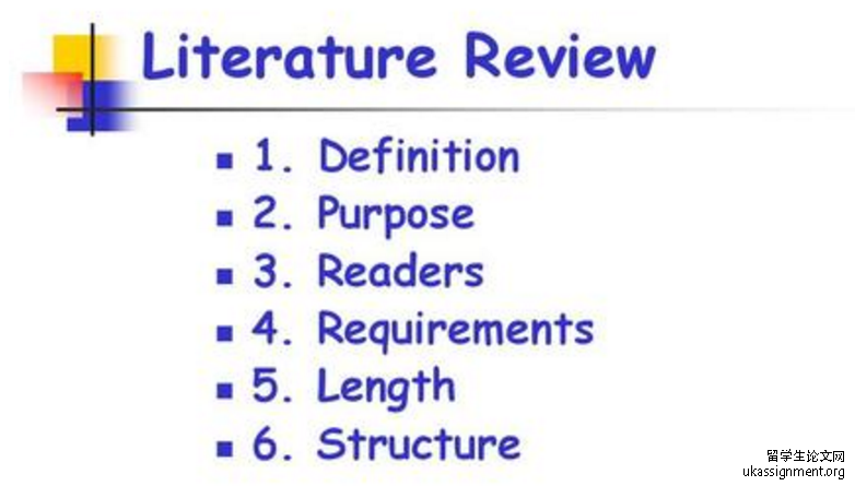literature review一般要包括哪些方面