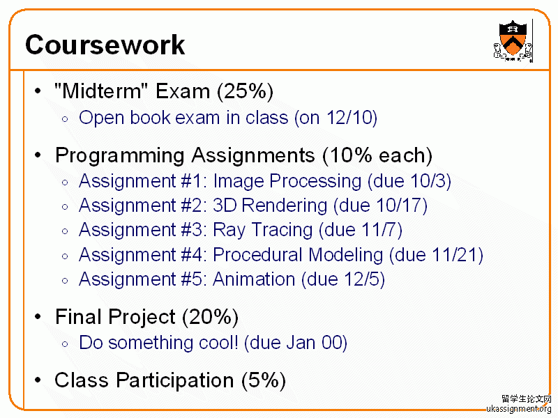 Coursework范文